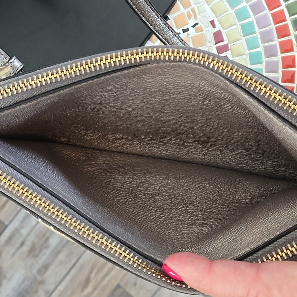 Coach Gold Leather Crossbody Bag - Picture 7 of 13
